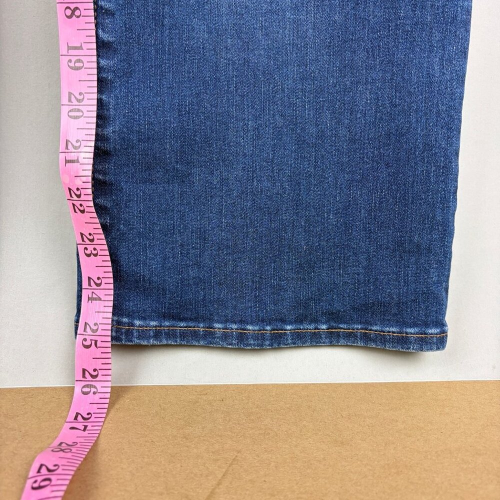 Madewell Cali Demi-Boot Jeans Womens 32 Medium Wash Blue Zip Fly Button Closure - Picture 6 of 10